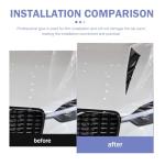 Hood Side Vent Shark Spoiler - 2 Pack