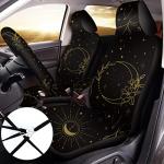 Moon and Stars Car Seat Cover Full Set