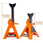 Heavy Duty 3 Ton Car Jack Stands - Pair