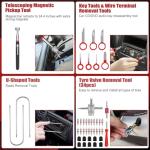 132-Piece Portable Car Tool Kit for Repairs
