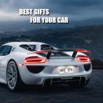 Floral Stainless Steel License Plate Frame 12.3"x6.3