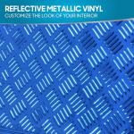 BDK Chrome All-Weather Floor Mats Set - Blue