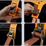 AUTO HIGH 10 Pack Universal Car Snow Chains with Storage Bag and Tools, Tires 165-265 mm for Cars, Trucks, SUVs, Non-Slip Adjustable Winter Snow Chains (single row nail)