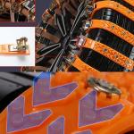 AUTO HIGH 10 Pack Universal Car Snow Chains with Storage Bag and Tools, Tires 165-265 mm for Cars, Trucks, SUVs, Non-Slip Adjustable Winter Snow Chains (single row nail)