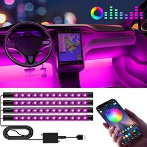 LED Car Decor Lights with APP Control for Couples