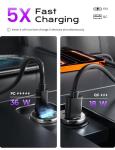 LISEN 54W USB C Car Phone Charger