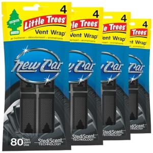 LITTLE TREES Vent Wrap Car Air Fresheners - 4 Pack