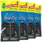 LITTLE TREES Vent Wrap Car Air Fresheners - 4 Pack