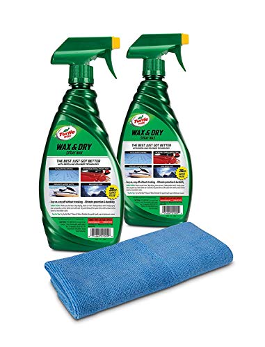 Turtle Wax 1-Step Wax & Dry Double Pack