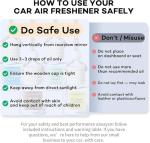 Cute Car Air Freshener - Long Lasting Essential Oil
