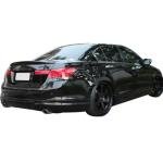Honda Accord 2008-2012 Trunk Spoiler, Unpainted Black