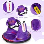 HONEY JOY 12V Toddler Bumper Car with Remote