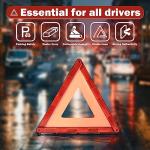 Emergency Reflective Warning Triangle Kit – 6 Pack
