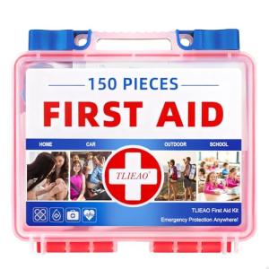 Compact 150-Piece Emergency First Aid Kit