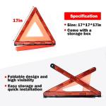 Emergency Reflective Warning Triangle Kit – 6 Pack