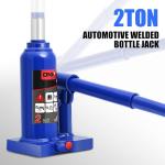 Hydraulic Bottle Jack for Vehicle Repair - 2 Ton