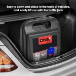 Hydraulic Bottle Jack for Vehicle Repair - 2 Ton