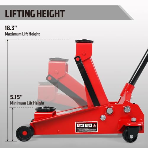 3 Ton Heavy Duty Steel Floor Jack