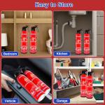 Portable Dry Chemical Fire Extinguisher Set - 2 Pack