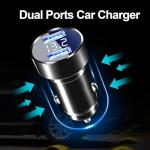 Dual Port Fast Charging USB Car Charger 2-Pack