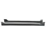 Toyota Corolla Side Skirt Extensions Black Plastic Pair