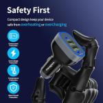 Meagoes 4-Port USB C Car Charger 90W