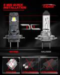 KATANA H7 Bulbs - 400% Brightness, Plug & Play