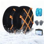 Snow Socks for Tires - Winter Traction 2 Pcs