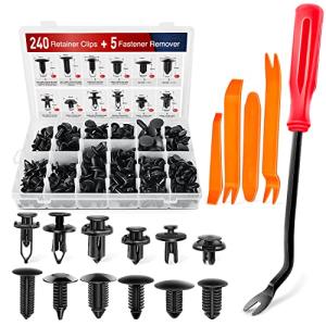 Nilight 240PCS Bumper Retainer Clips Kit