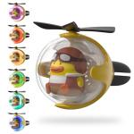 Cute Yellow Duck Car Air Freshener with Lights