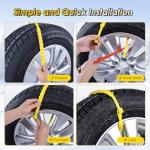 12 Pack Snow Tire Chains for Winter Driving