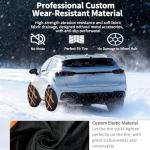 Snow Socks for Tires - Winter Traction 2 Pcs