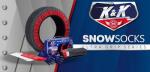 K&K Pro Series Snow Socks for Ultimate Tire Grip