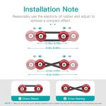 Mellbree Quick Release Bumper Fasteners Kit - Red