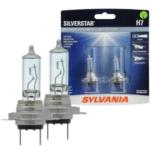 Sylvania H7 SilverStar Halogen Headlight Bulbs (2-Pack)