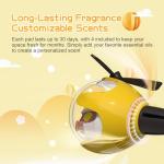 Cute Yellow Duck Car Air Freshener with Lights