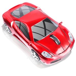 Sporty Car-Shaped Wireless Mouse for Computers