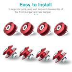 Mellbree Quick Release Bumper Fasteners Kit - Red