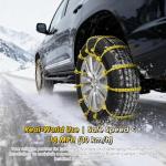 12 Pack Snow Tire Chains for Winter Driving