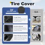 Land Tire Covers 4 Pack - Durable Wheel Protectors