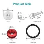 Mellbree Quick Release Bumper Fasteners Kit - Red