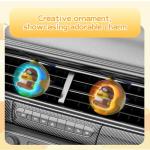 Cute Yellow Duck Car Air Freshener with Lights