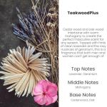 HoogaLife Mahogany Teakwood Car Air Freshener 2-Pack