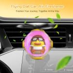 Cute Yellow Duck Car Air Freshener with Lights