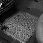 FH Group Heavy-Duty Rubber Floor Mats Set
