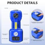 12V Electric Car Jack Kit with Impact Wrench