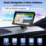 7” HD Touchscreen GPS Navigator with Lifetime Maps