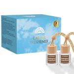 HoogaLife Mahogany Teakwood Car Air Freshener 2-Pack