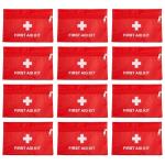 12 Pack Mini First Aid Kit Bags for Travel