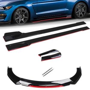 Universal Car Body Kit – Bumper Lip, Side Skirts, Diffuser